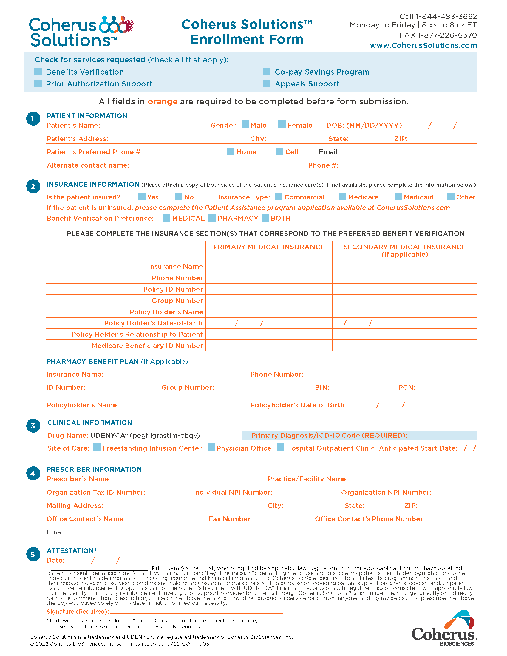 Program Enrollment Form